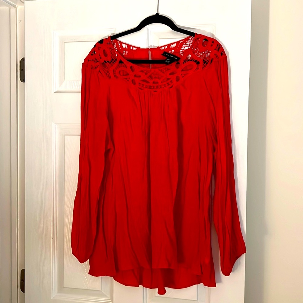 Lane Bryant Red Blouse